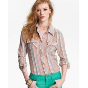 WE THE FREE- Midwest multi color stripe Shirt